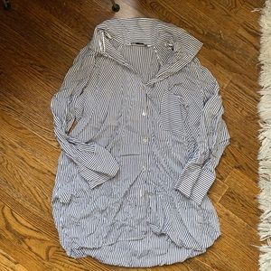 Zara striped blouse